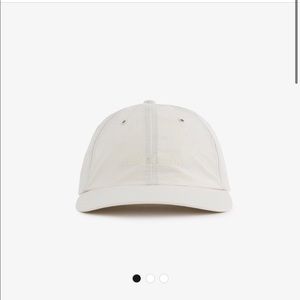 Aime Leon dore white nylon logo hat